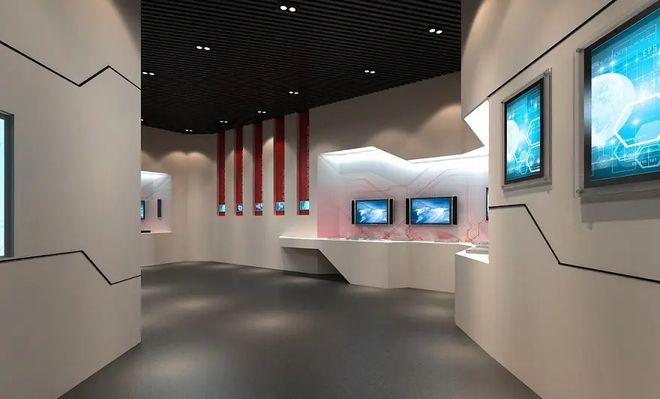 设计施工图书馆装修设计博物馆凯发k8赞助马竞西安展厅装修(图2)